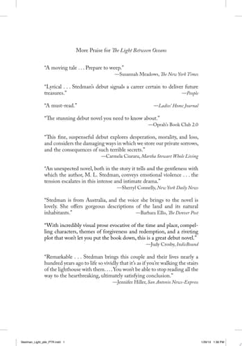 The Light Between Oceans A Novel