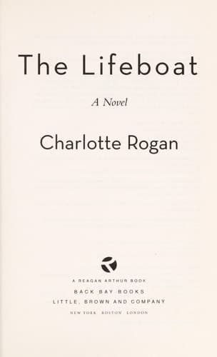The Lifeboat A Novel