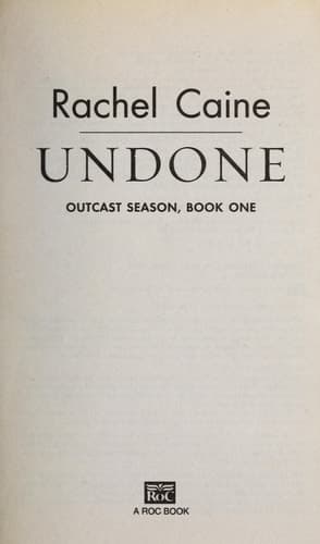 Undone: Outcast Season, Book One
