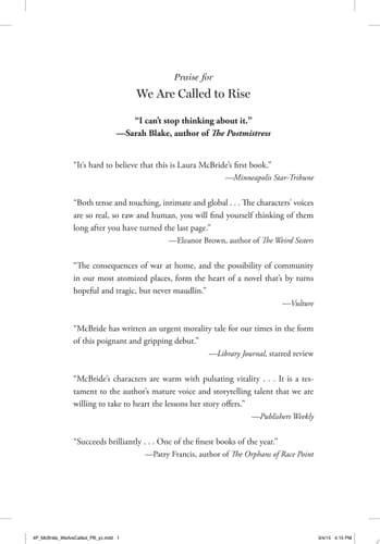 We Are Called to Rise A Novel