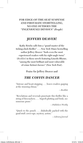The Coffin Dancer A Novel