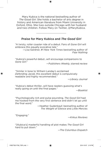 The Good Girl: A Thrilling Suspense Novel from the author of Local Woman Missing