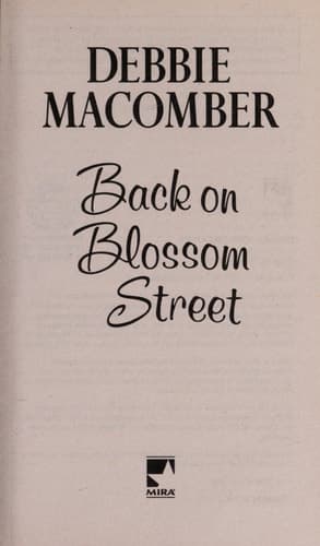 Back on Blossom Street