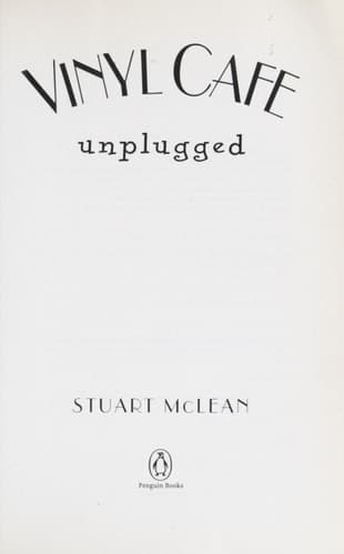 Vinyl Cafe Unplugged