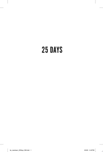 25 Days A Novel