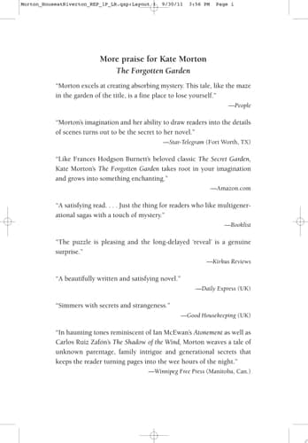 The House at Riverton A Novel