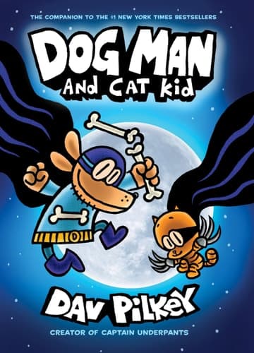 Dav Pilkey Adventures of Dog Man Series 1-6 Books Collection Set (Dog Man, Unleashed, A Tale of Two Kitties, Dog Man and Cat Kid [Hardcover], Lord of the Fleas [Hardcover], Brawl of the Wild [Hardcove