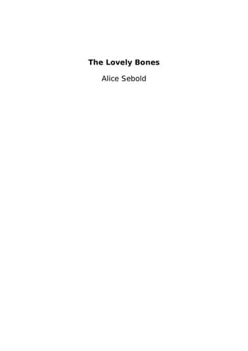 The Lovely Bones