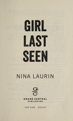 Girl Last Seen A gripping psychological thriller with a shocking twist